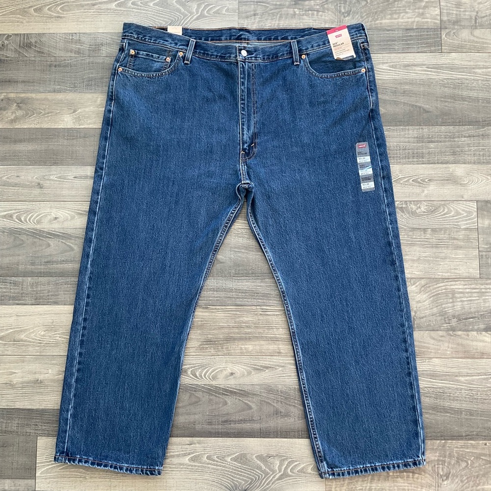50x30 NWT Levi’s 550 Regular Jeans Men’s Blue Tapered Leg Relaxed Fit 04550-4886